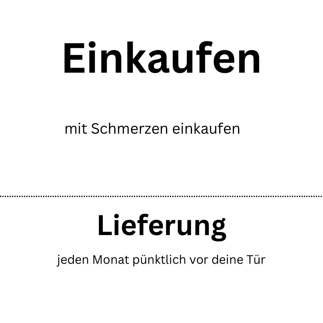 Lieferung nach Hause